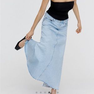 AGOLDE Hilla denim skirt never worn